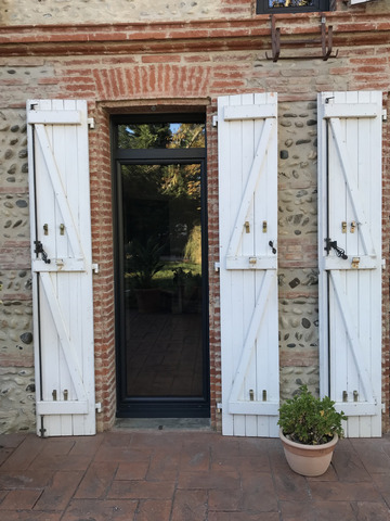 Fenêtres & portes-fenêtres Fenêtres et portes-fenêtres en PVC vitré gris anthracite RAL 7016 à Merville