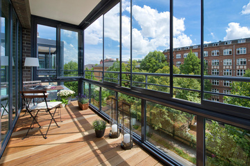 menuisier pour fermeture de terrasse et balcon Saint-Jory